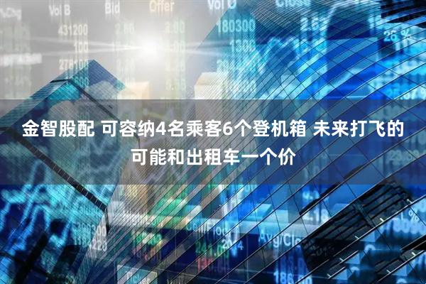 金智股配 可容纳4名乘客6个登机箱 未来打飞的可能和出租车一个价