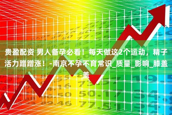 贵盈配资 男人备孕必看！每天做这2个运动，精子活力蹭蹭涨！-南京不孕不育常识_质量_影响_膝盖