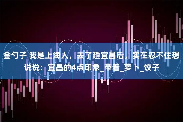 金勺子 我是上海人，去了趟宜昌后，实在忍不住想说说：宜昌的4点印象_带着_萝卜_饺子